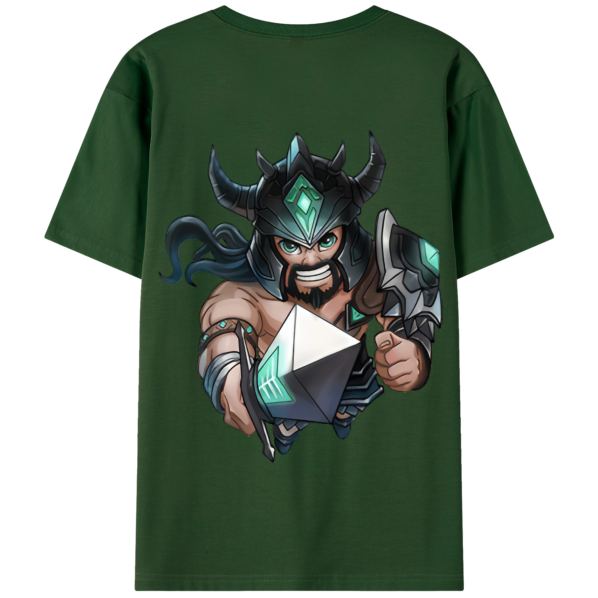リーグ・オブ・レジェンド League of Legends LOL 綿100％半袖Tシャツ（背面プリント）